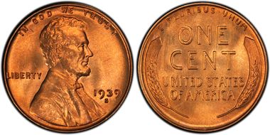 1939-S 1C MS66+ RD