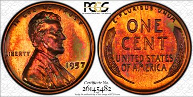1957 1C PR65RB