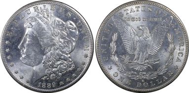 1889-S $1 MS63