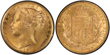 1878-S Sov S-3855 Shield MS61