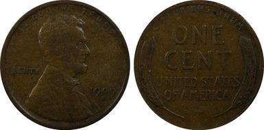1909-S 1C Lincoln VF20BN