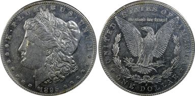 1895-S $1 AU55