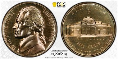 1942-P 5C Silver PR65