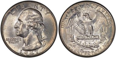 1947 25C DDO FS-101 MS63