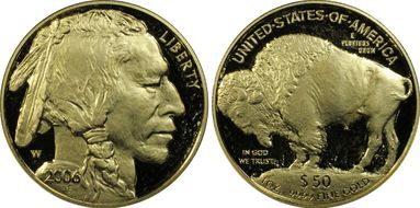 2006-W $50 American Buffalo .9999 Fine Gold PR69DCAM