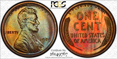 1909 1C Lincoln PR65RB