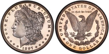 1897 $1 PR65CAM