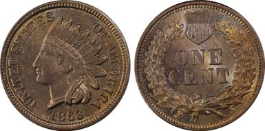 1863 1C MS64
