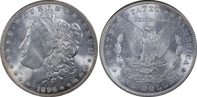 1896 $1 MS64