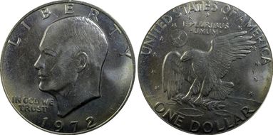1972 $1 Type 1 MS64