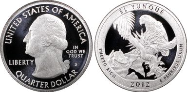 2012-S 25C El Yunque NP - Silver PR70DCAM