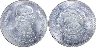 1965-Mo Peso KM-459 MS66