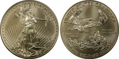 2012-W $50 Burnished Gold Eagle First Strike SP70