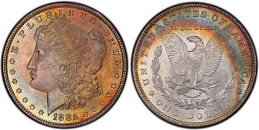 1885 $1 MS65