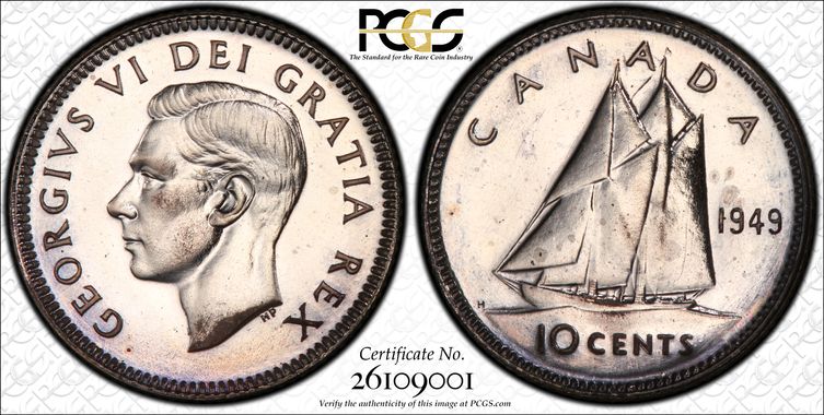 Cert 26109001 - Coin Image