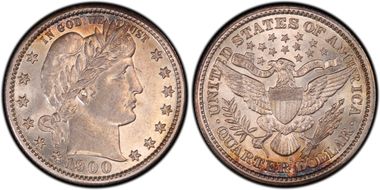1900-S 25C AU58