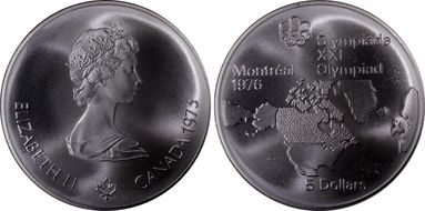 1973 $5 North America MS67