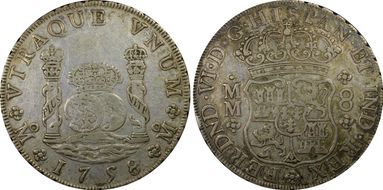 1758-Mo MM 8 R Yon-M8-58 Calico-494 XF40