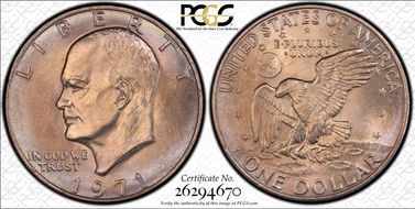 1971 $1 MS66
