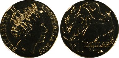 2009 $1 MS67