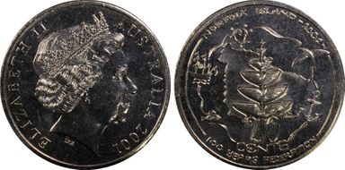 2001 20C Norfolk Island MS66