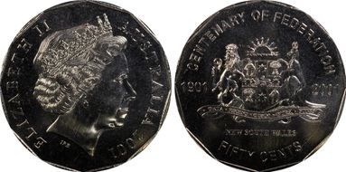 2001 50C New South Wales MS68