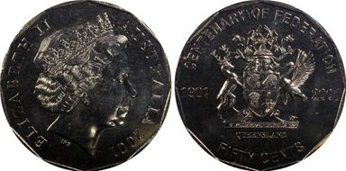 2001 50C Queensland MS68