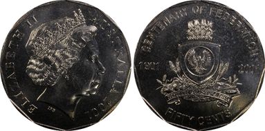 2001 50C South Australia MS68