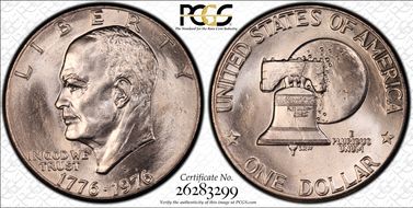1976-D $1 Type 2 MS66