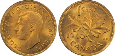 1940 1C MS64RD