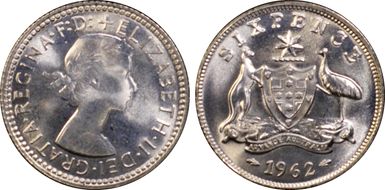 1962(m) 6D KM-58  Ag MS66