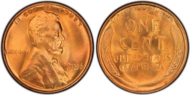 1936 1C Doubled Die Obverse, Type 2 MS65+ RD