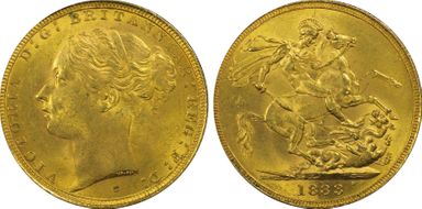 1883-S Sov S-3858E St. George MS63