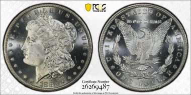 1882-CC $1 VAM 2B Stage 3 MS66PL