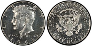 1968-S 50C DDO, FS-101 PR65