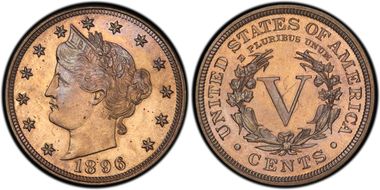 1896 5C PR63+