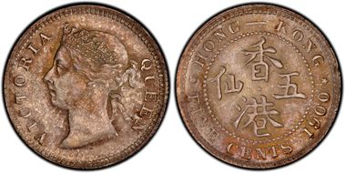 1900 5C KM-5  Ag MS65