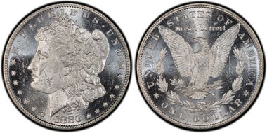 1880/79-O $1 VAM 4 Crossbar MS62PL