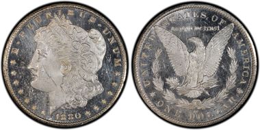 1880-CC $1 VAM 6, 8/Low 7 MS63DMPL