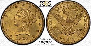 1903 $10 MS64