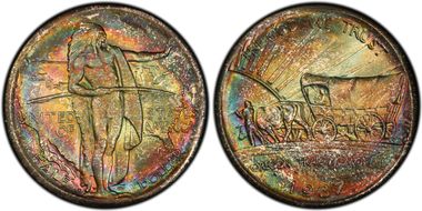 1937-D 50C Oregon MS68