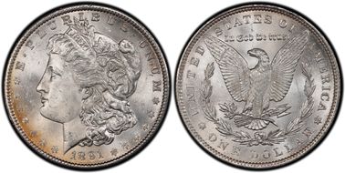 1891 $1 MS64