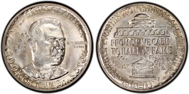 1949 50C Booker T. Washington MS67
