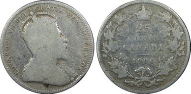 1906 25C Small Rev Crown G6