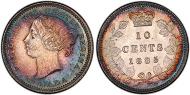 1885 10C MS63