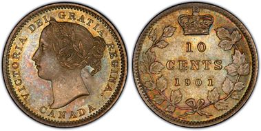 1901 10C MS65+