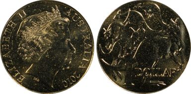 2010 $1 MS65
