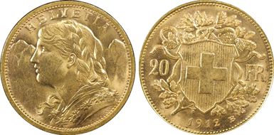 1912 B 20 Fr MS64