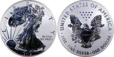 2012-S $1 Silver Eagle Rev PR  75th Anniversary SF Mint Set First Strike PR68
