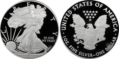 2012-S $1 Silver Eagle 75th Anniversary SF Mint Set First Strike PR69DCAM
